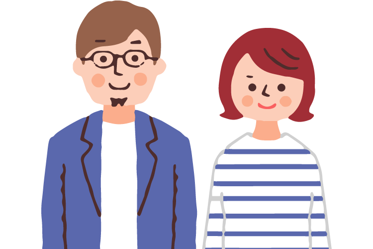 夫婦のイラスト